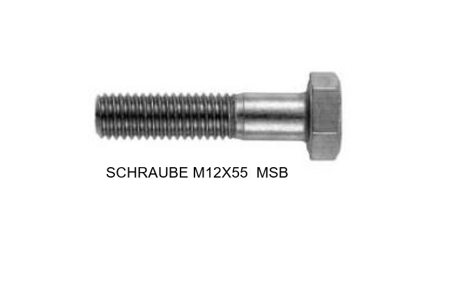 SCHRAUBE M12X55 MASH